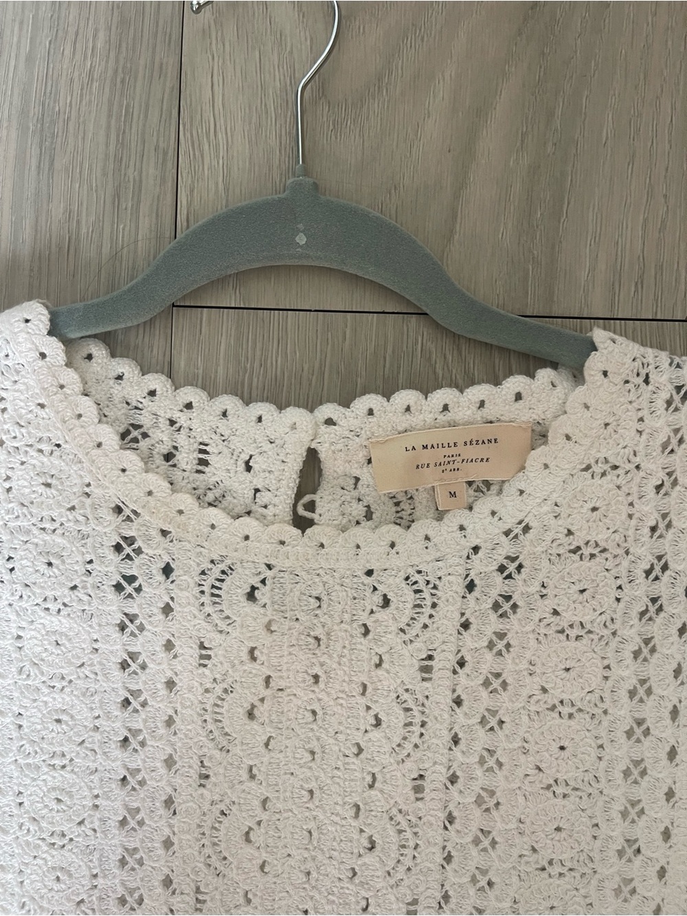 Sezane Noémie Sweater Ecru - Size M - Picture 8 of 13